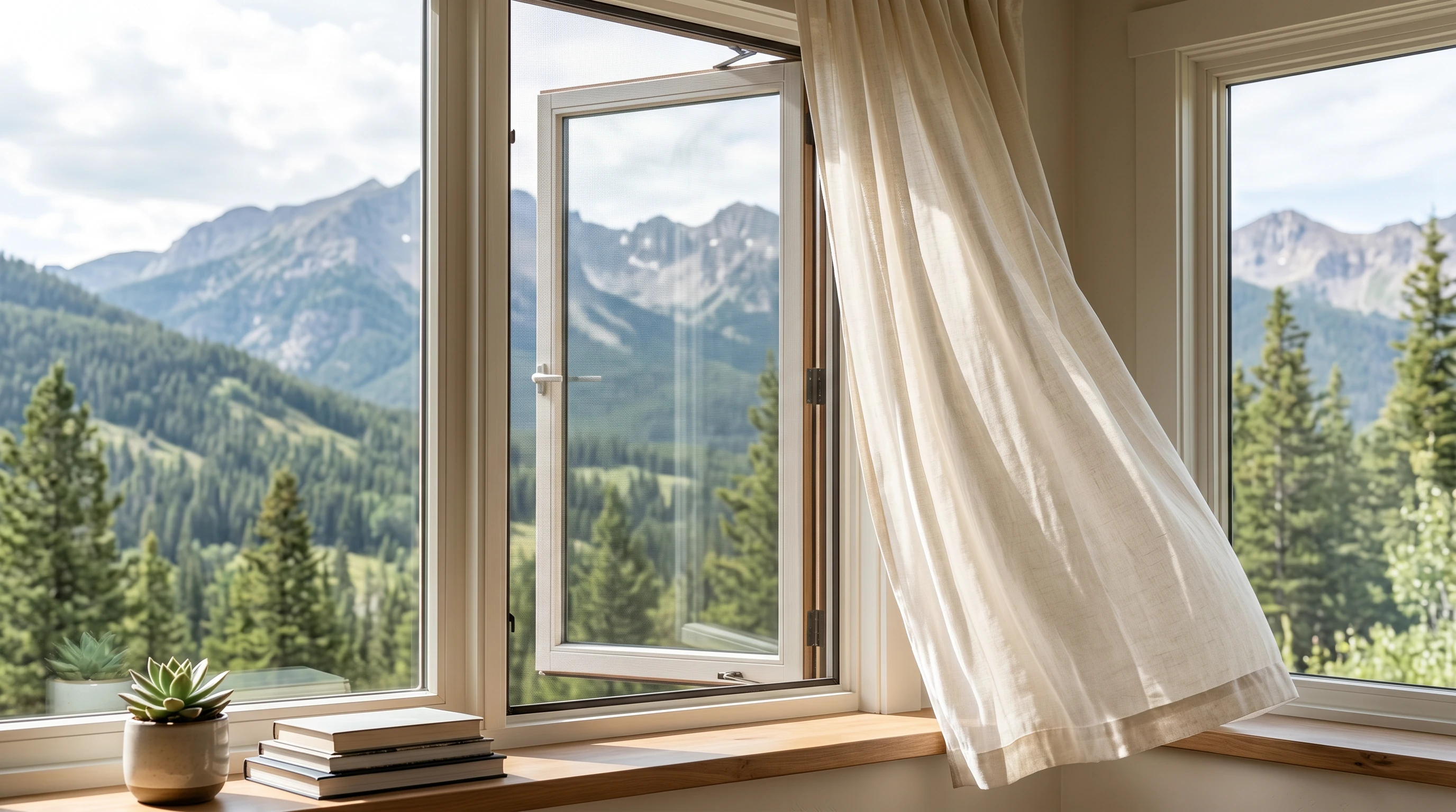 How Dirty Window Screens Trap Stale Air Indoors
